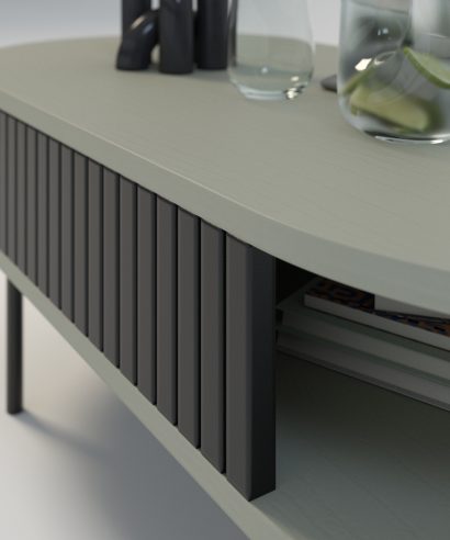 unikalne meble, unikalny design, unikalny dizajn, unikalne wzornictwo, stolik kawowy beż, stolik kawowy beżowy, stolik kawowy ryfle, stolik kawowy ryflowany, polski dizajn, stolik kawowy okrągły, okrągły stolik kawowy, owalny stolik kawowy, stolik kawowy owal, stolik kawowy owalny, polski design, stolik kawowy japandi, stolik japandi, stolik kawowy lamele, stolik kawowy ryflowany