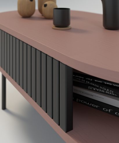 unikalne meble, unikalny design, unikalny dizajn, unikalne wzornictwo, stolik kawowy beż, stolik kawowy beżowy, stolik kawowy ryfle, stolik kawowy ryflowany, polski dizajn, stolik kawowy okrągły, okrągły stolik kawowy, owalny stolik kawowy, stolik kawowy owal, stolik kawowy owalny, polski design, stolik kawowy japandi, stolik japandi, stolik kawowy lamele, stolik kawowy ryflowany